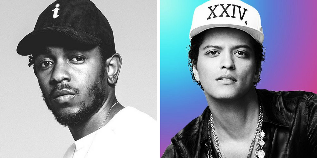 Kendrick Lamar and Bruno Mars