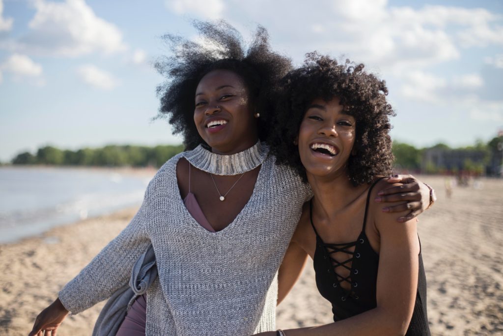 Coney Island, United States
Best friends in summer on the beach girls. No time for doomsday! Time for community!