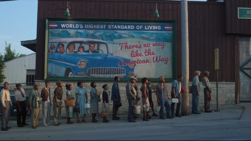 Lovecraft Country references Margaret Bourke-White's 'Kentucky Flood.' (Photo credit: HBO)