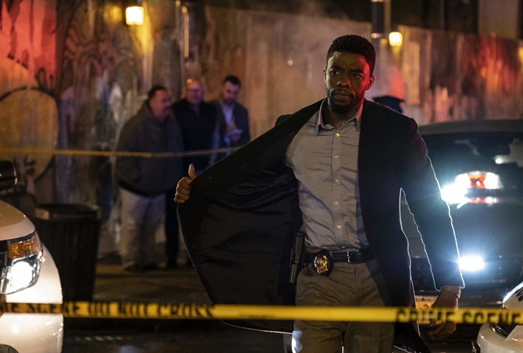 Chadwick Boseman in 21 Bridges. (Photo credit: STXFilms)