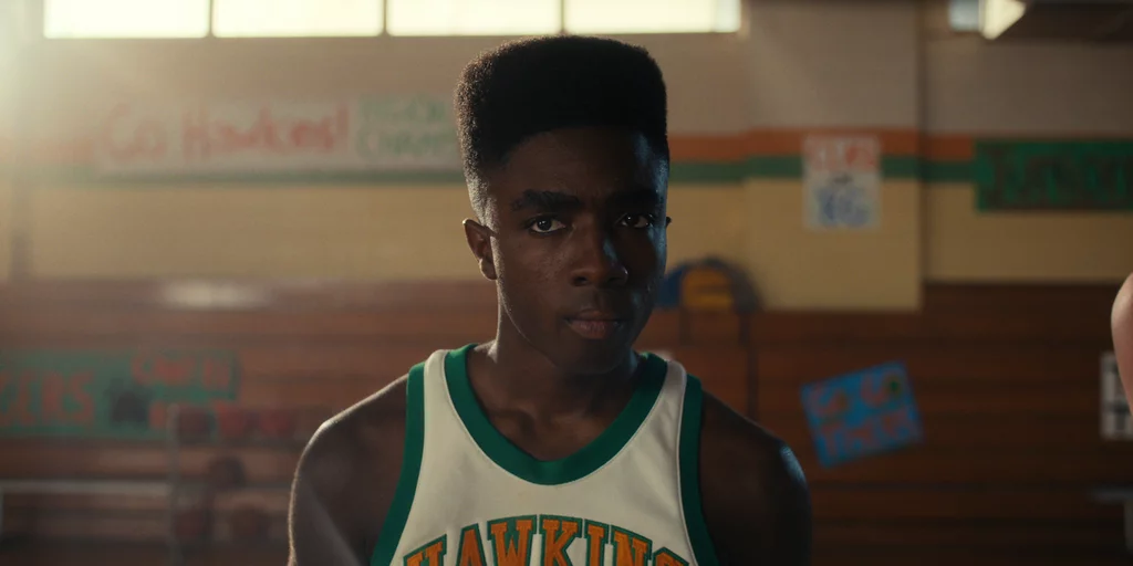 Caleb McLaughlin in Stranger Things