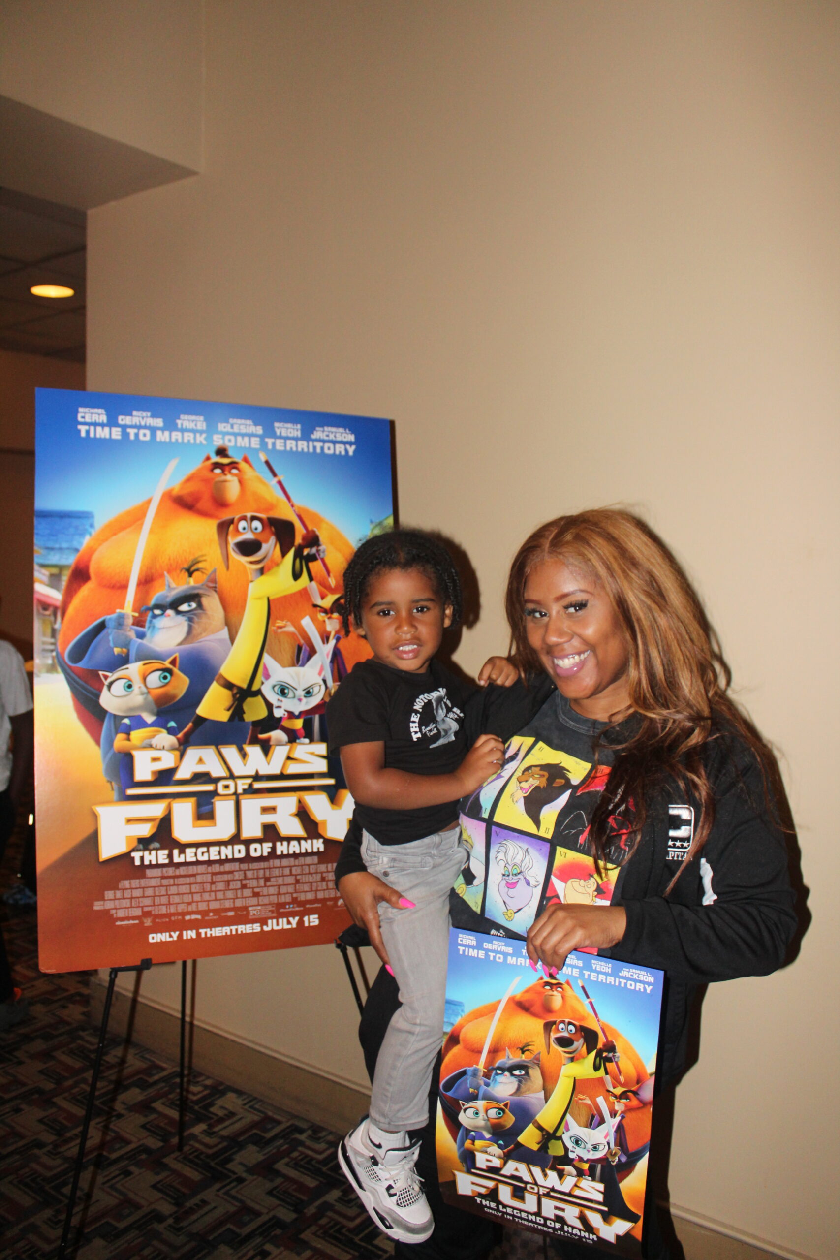 Dominque Da Diva at the D.C. screening of Paws of Fury. (Photo credit: Maiz Lawson)