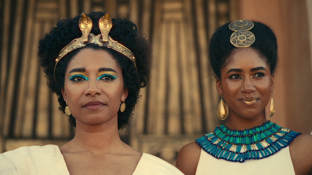 Adele James as Cleopatra in Queen Cleopatra (Photo credit: Netflix)