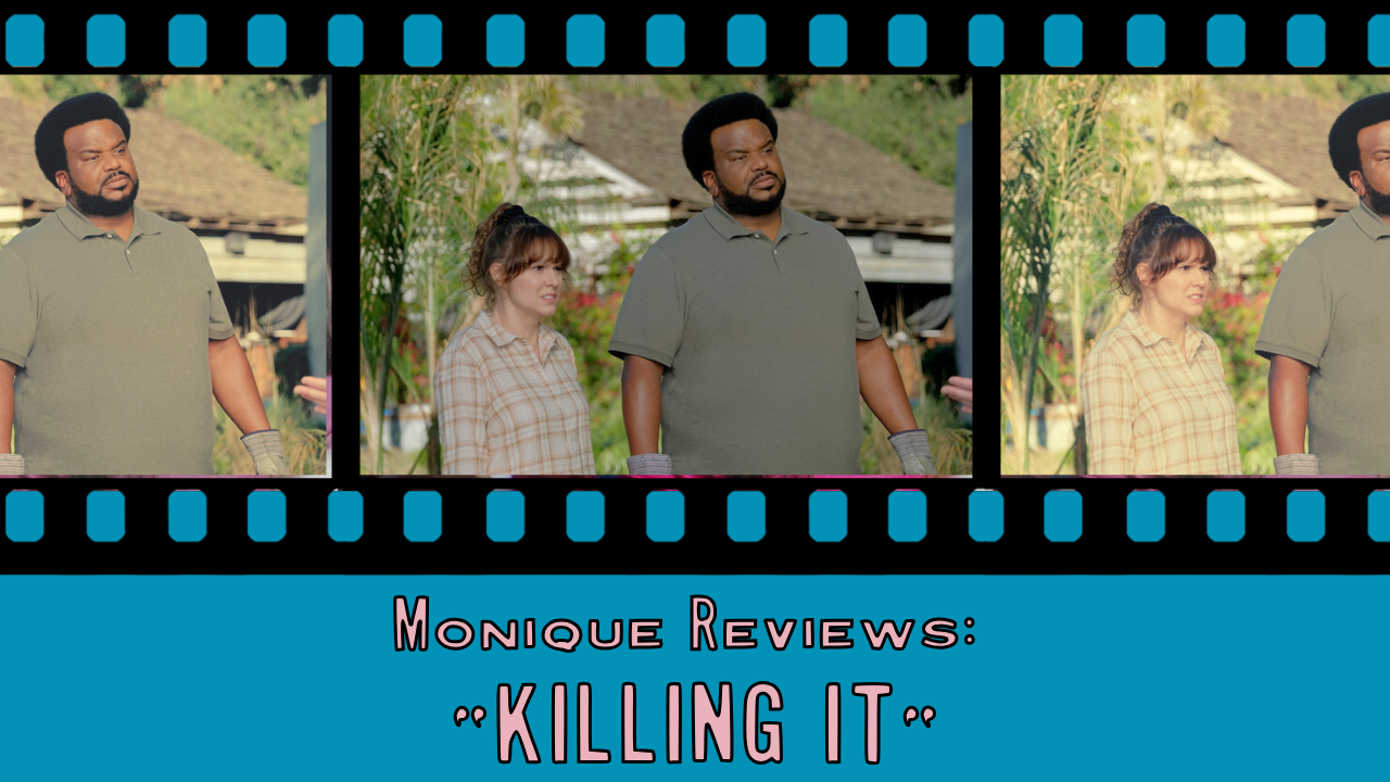 Claudia O'Doherty and Craig Robinson in Killing It (Credit: Adam Rose/Peacock)