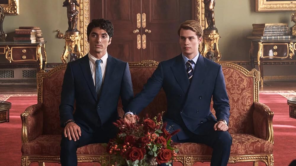 Taylor Zakhar Perez and Nicholas Galitzine in Red, White & Royal Blue (Photo credit: Prime Video)