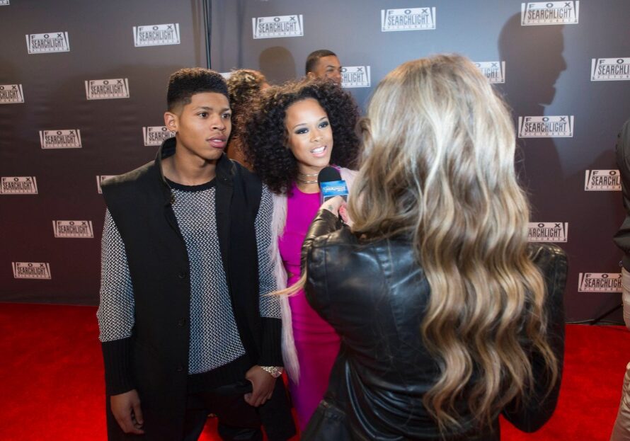 EMPIRE: Hakeem (Bryshere Gray, L) and Tiana (guest star Serayah, R) attend a red carpet event in the "Dangerous Bonds" episode of EMPIRE airing Wednesday, Feb. 4 (9:00-10:00 PM ET/PT) on FOX. ©2014 Fox Broadcasting Co. CR: Chuck Hodes/FOX