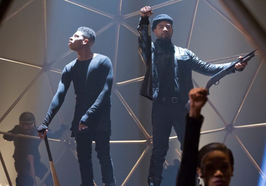 EMPIRE: Pictured L-R: Bryshere Gray as Hakeem Lyon and Jussie Smollett as Jamal Lyon in the ÒPoor YorickÓ episode of EMPIRE airing Wednesday, Oct. 14 (9:00-10:00 PM ET/PT) on FOX. ©2015 Fox Broadcasting Co. Cr: Chuck Hodes/FOX.