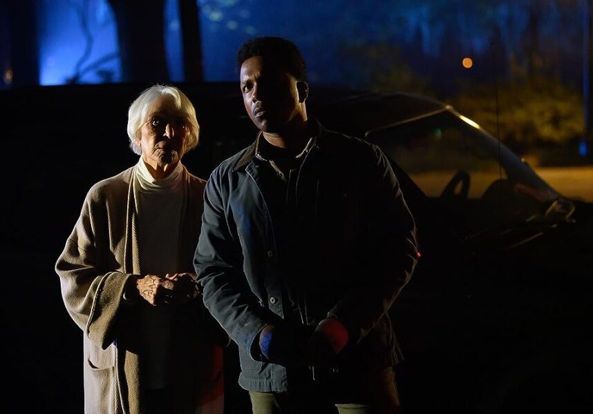 Ellen Burstyn and Leslie Odom Jr. in The Exorcist: Believer (Photo credit: Anne Marie Fox/Universal Pictures)