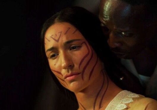 Yahima's (Monique Candelaria) last moments, thanks to Montrose (Michael K. Williams). (Photo credit: HBO)