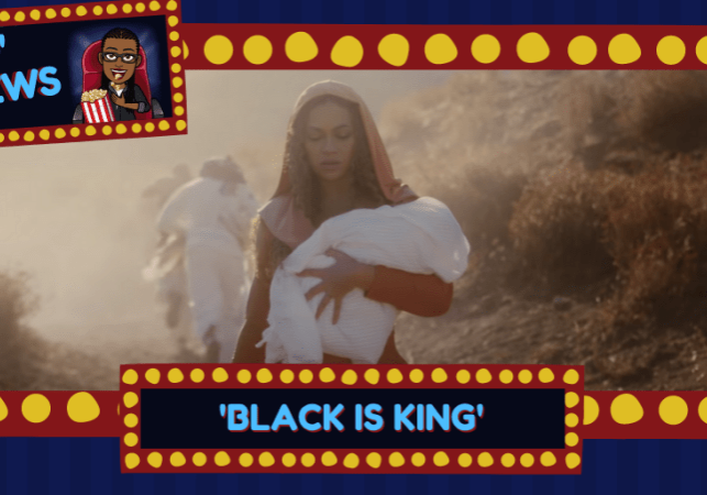 Beyoncé stars in her latest visual album, "Black Is King." (Photo credit: Disney+/screencap)