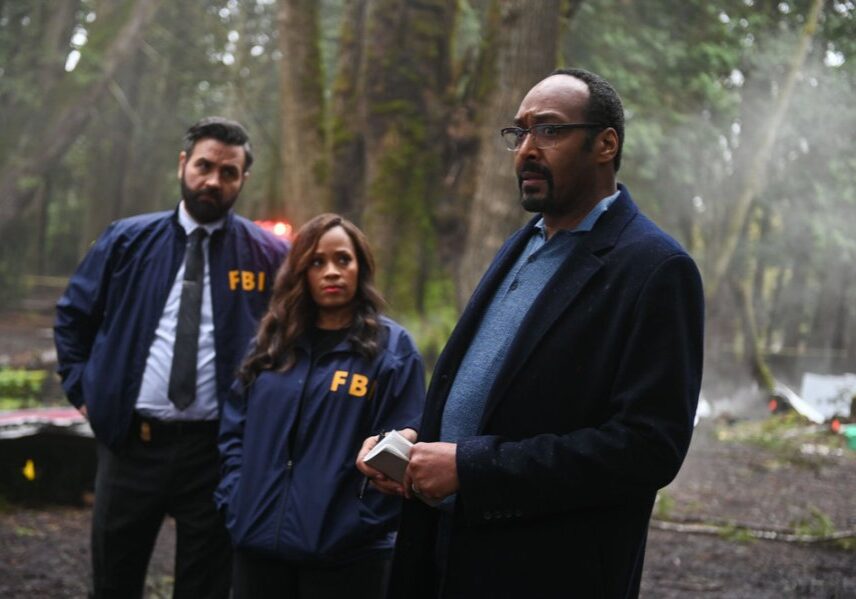 THE IRRATIONAL -- "The Barnum Effect" Episode 103 -- Pictured: (l-r) Brian King as Jace Richards, Maahra Hill as Marisa, Jesse L. Martin as Alec Mercer -- (Photo by: Sergei Bachlakov/NBC)