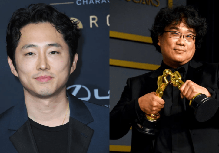 Steven Yeun and Bong Joon Ho