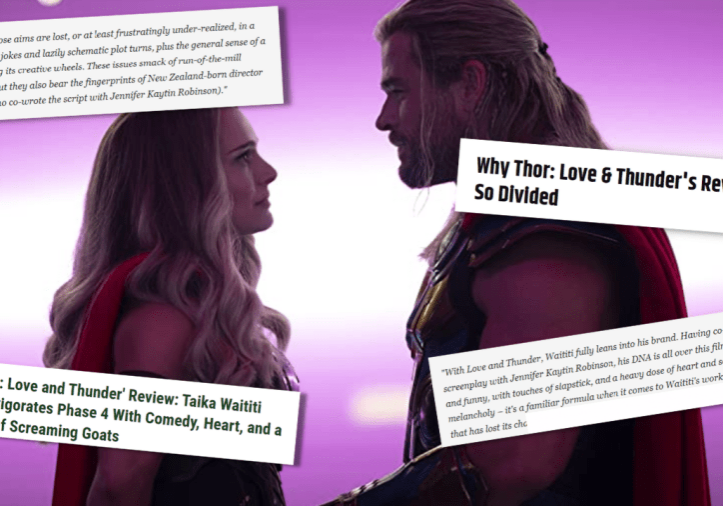 Thor: Love and Thunder has split the film critics. (Photo credit: Marvel Studios)