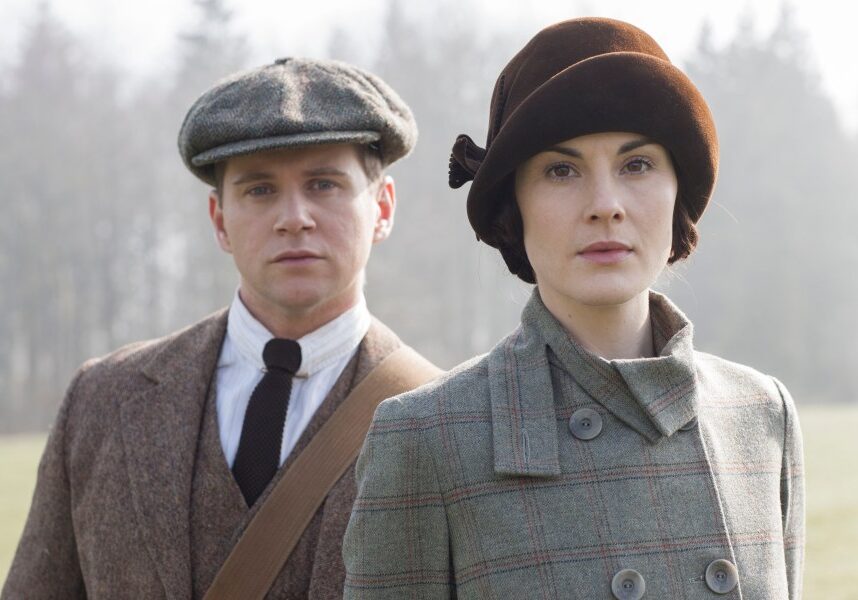 Downton Abbey, Season 5
MASTERPIECE on PBS
Sundays, January 4 - March 1, 2015 at 9pm ET

Episode 1

Shown from left to right: Allen Leech as Tom Branson and Michelle Dockery as Lady Mary

(C) Nick Briggs/Carnival Film &amp; Television Limited 2014 for MASTERPIECE

This image may be used only in the direct promotion of MASTERPIECE CLASSIC. No other rights are granted. All rights are reserved. Editorial use only. USE ON THIRD PARTY SITES SUCH AS FACEBOOK AND TWITTER IS NOT ALLOWED.