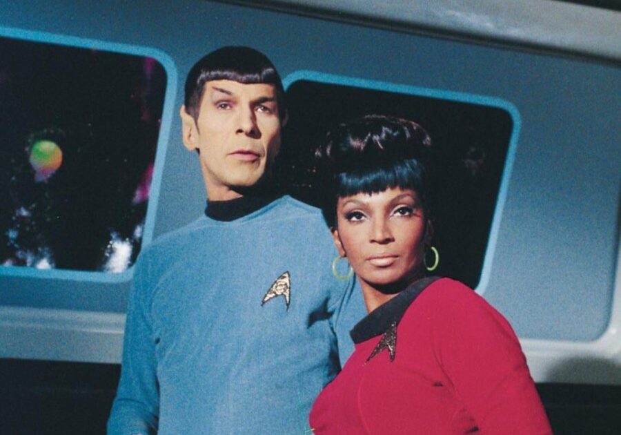 Spock-Uhura-Nichelle Nichols